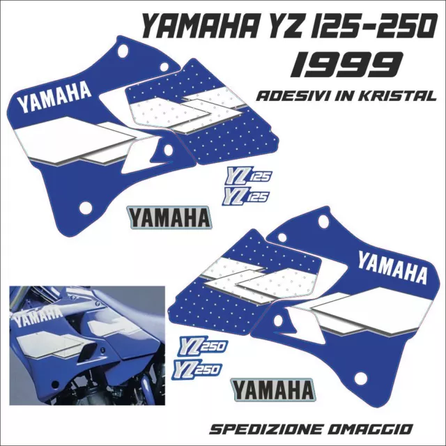 Kit grafica YAMAHA Yz 125 e 250 1999 , adesivi in Kristal