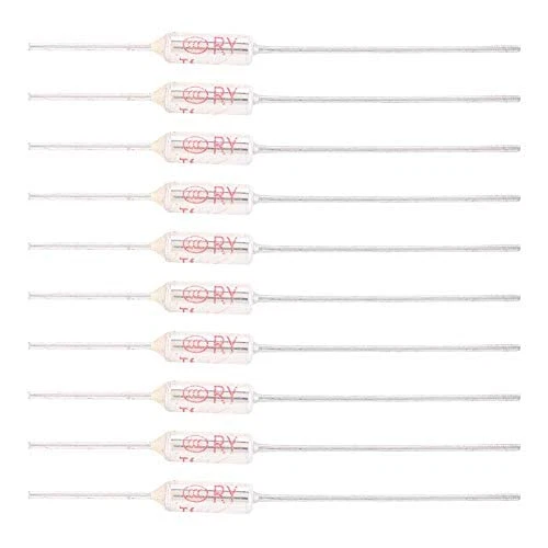 10 Pièces 250VAC 10A Fusible Thermique 240℃/464℉, Coupure de 240℃