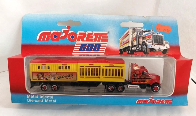 Kenworth Zirkus ''Magic Circus“ Serie 600 Nr°611 1/87 Majorette Zustand