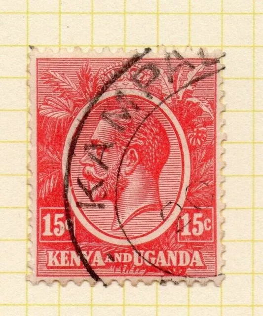 Kenya Uganda 1922 Early Issue Fine Used 15c. NW-157020