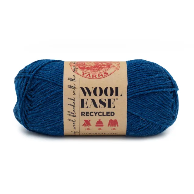 Lion Brand Yarn Wool-Ease Thick & Quick Yarn, Soft and Bulky 'Grass' (3)  Skeins