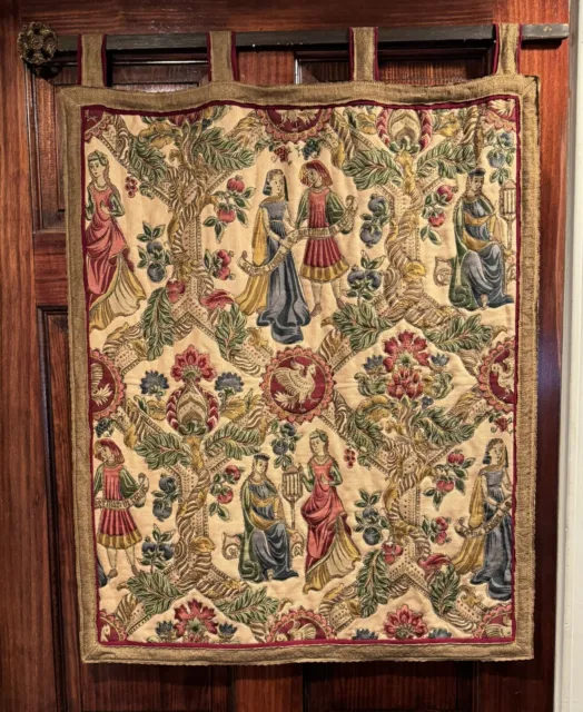 French Tapestry Medieval Aubusson Style