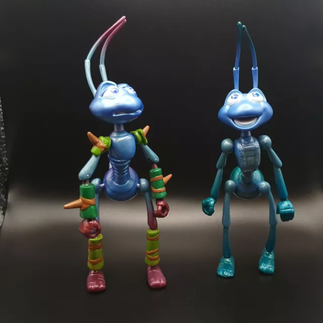 2 x Disney Pixar Bug's Life Warrior Flik 5" action figure Bundle