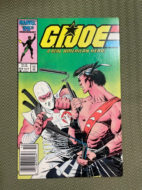 G.I. Joe a Real American Hero #52 (7.0) Great cover, 1st print, Marvel 1986