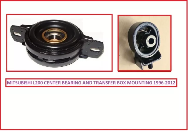 Fits : MITSUBISHI L200 K74 2.5TD Prop. Centre Bearing & Transfer Box Mounting