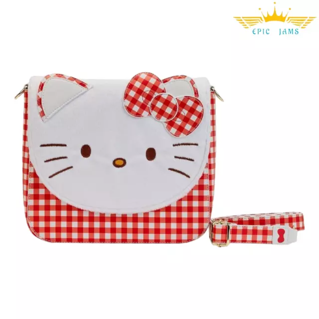 Loungefly Sanrio Hello Kitty Gingham Crossbody Bag