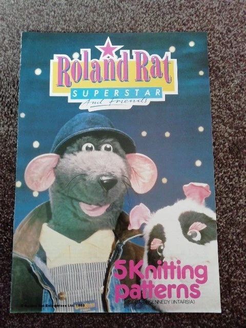 VINTAGE GARY KENNEDY Roland Rat Superstar And Friends 5 Knitting ...