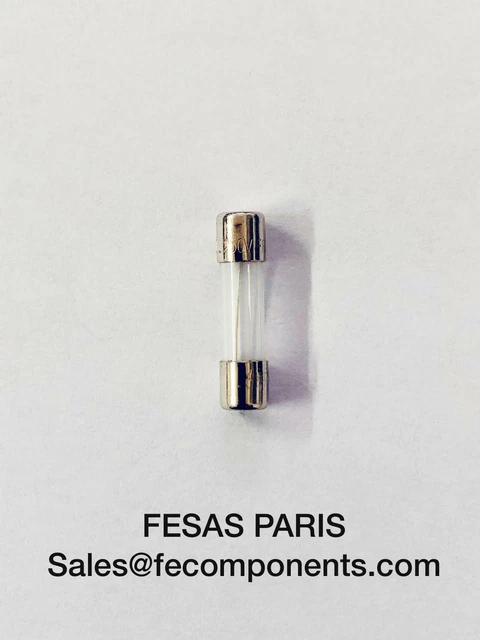 FERRAZ K090537 T Fusibles En Verre 5x20mm 250V [Lot de 100Pcs]