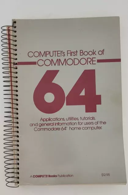 Compute!'s First Book of Commodore 64 Home Computer 1983 vintage manual