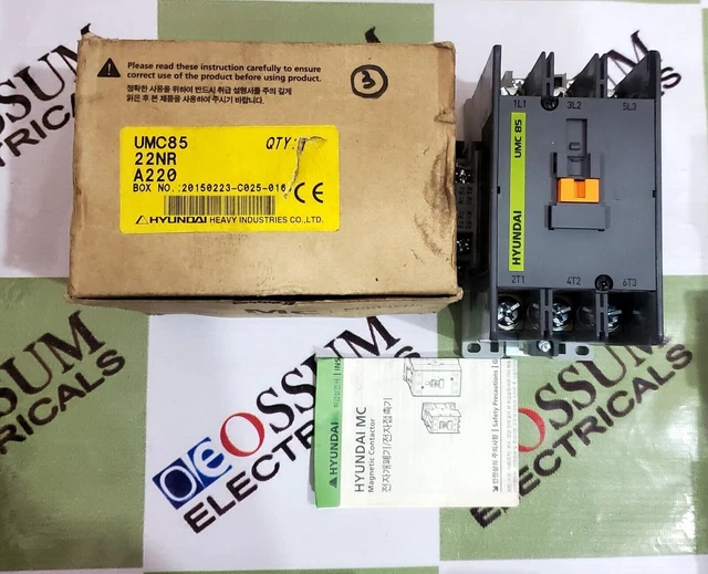 Hyundai Umc85 Leistungsschütz Spulenspannung 220Vac Kostenloser Schneller...
