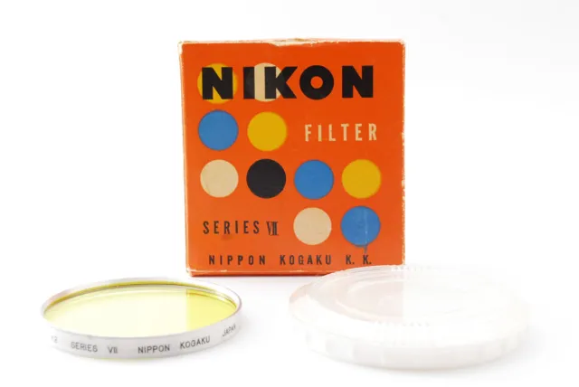 [Near MINT] NIPPON KOGAKU Series VII Y2 Filter for Nikon RF 2.5cm f4 From JAPAN