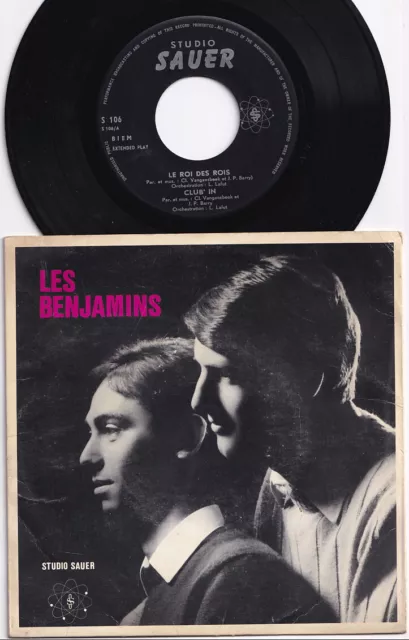 Les BENJAMINS * Belgian 1966 Christian Lo-fi BEAT GARAGE Private EP * Listen!