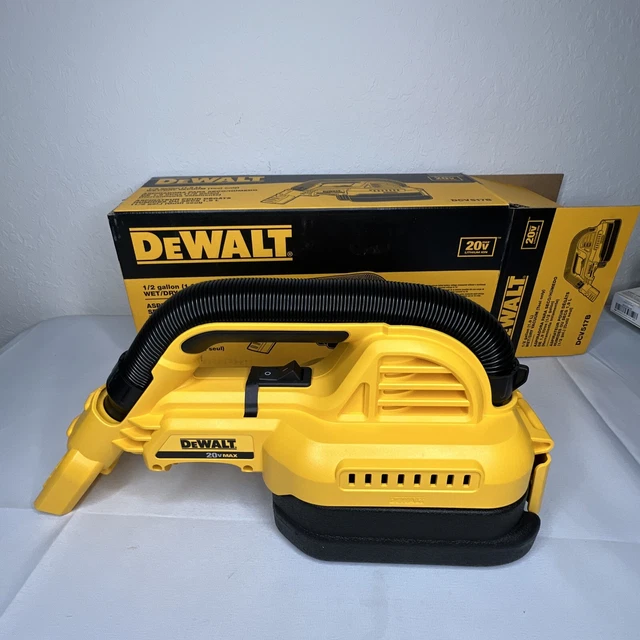 DEWALT DCV517B CORDLESS Wet/Dry Vac 20V Liion 1/2Gal Bagless Portable