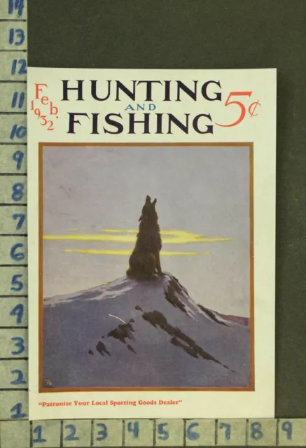 1932 Animal Wolf Arctic Alaska Wildlife Biology Nature Conservation Cover Rp65