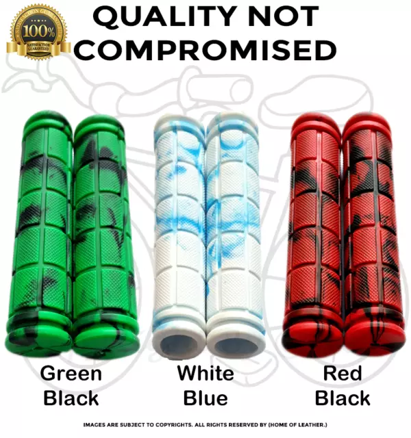 Soft Bike Handle bar Grips Colored MTB BMX Cycle Road Mountain Bicycle Scooter