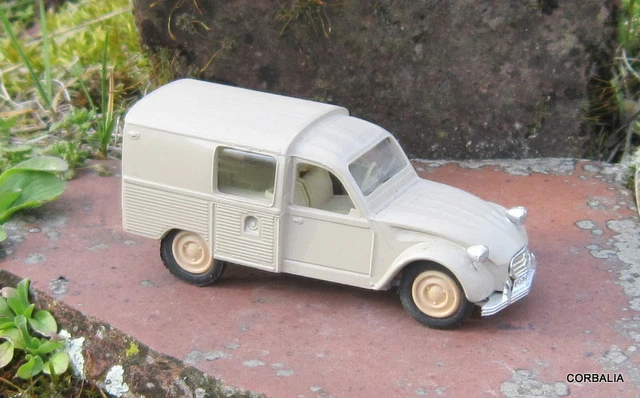 Miniature Eligor 1/43 – Citroën 2CV Camionnette Pompiers – Collection