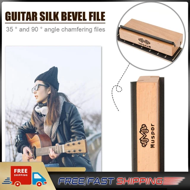 Musical Instruments Parts Guitar Fret Bevel-flush Files Luthier Repair Tools