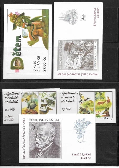 Tschechien Markenheftchen 36 - 149 + MH 0-20 - 0-122 postfrisch ** AUSWAHL  (MHE