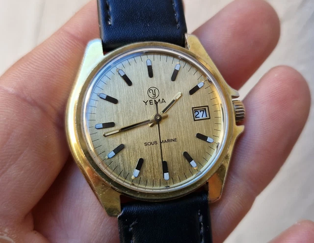 Vintage Montre mécanique YEMA 17 Jewels années 1960