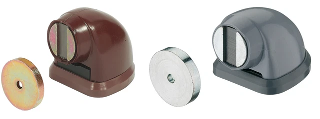 Ferma Porta Da Pavimento Cilindrico 20 Grammi In Legno Con Tampone In Gomma Ammortizzatore Fermaporta A Cilindro 42250803 - Foto 2