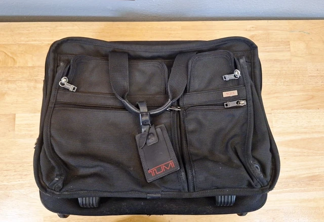 TUMI Alpha Ballistic Nylon Wheeled 17" 3-Compartment Computer Briefcase  26004D4