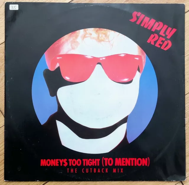 Simply Red - Money's Too Tight To Mention- 12" Vinyl Record 1985 Elektra Records