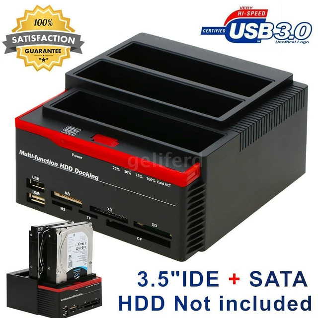 Docking Station Hard Disk Adattatore USB 3.0 A SATA Per Dischi 2.5″ - Trasferisci Dati Velocissimo, Plug & Play! Cavo Alimentazione HDD 2.5 - Foto 8