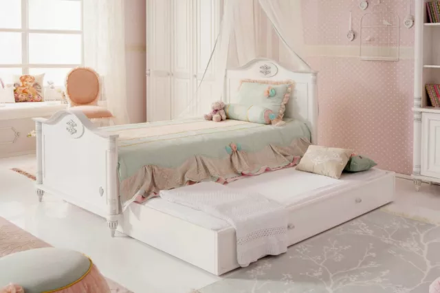 Cilek Romantic Kinderbett 100 x 200 mit Zusatzbett - Gästebett