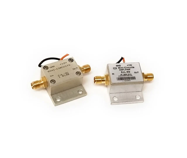 Lot of 2 Mini-Circuits ZJL-3G Low Power Coaxial Amplifier SMA 20 to 3000 MHz 50Ω Lot of 2 Mini-Circuits ZJL-3G Low Power Coaxial Amplifier SMA 20 to 3000 MHz 50Ω