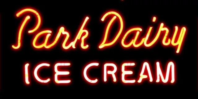 Park Dairy Ice Cream NEW Metal Sign 18"x36" USA STEEL XL Size 8 lbs, Not a Neon