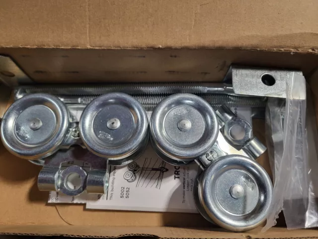 National N174-268 Box Rail Hangers. 5022. 9 in bolts Zinc Plated  Set