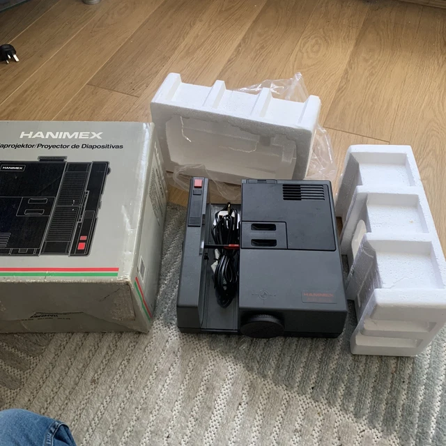 Proyector de diapositivas de colección HANIMEX SERIE 3000 Instrucciones manuales FUNCIONANDO Y EN CAJA