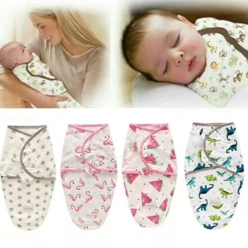 Baby Swaddle Blanket Wrap for Newborn & Infant 0-6 Months Breathable Sleep Sack