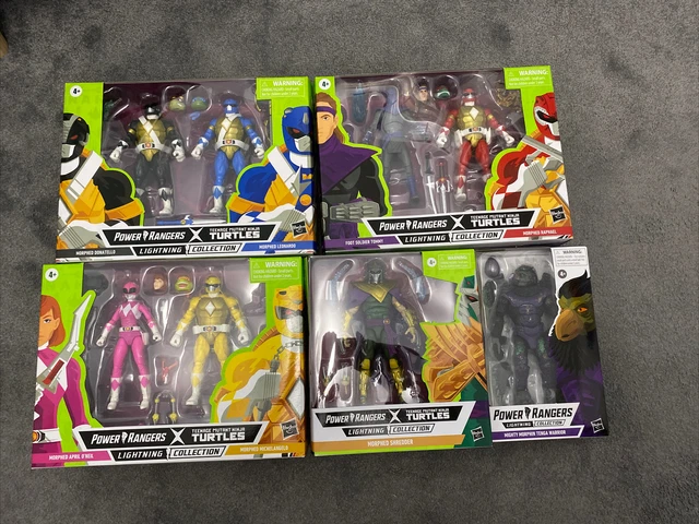 POWER RANGERS X TMNT Lightning Collection Morphed COMPLETE SET! £100.00 ...
