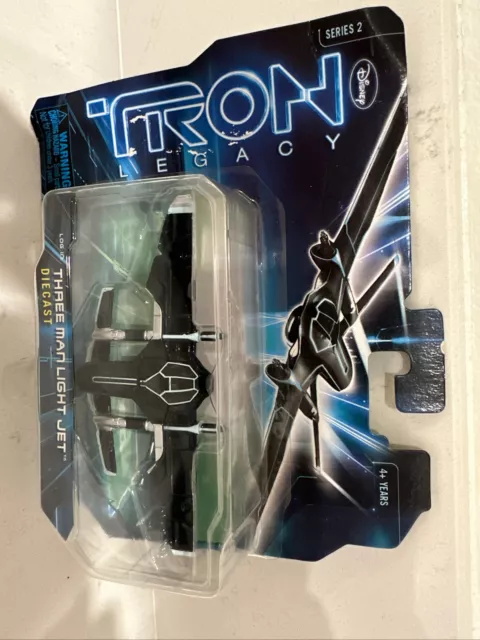 Tron Legacy Series 2 Three Man Light Jet Diecast Vehicle, Disney Spin Master