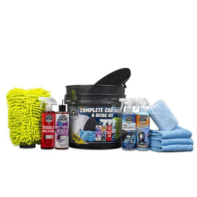 CHEMICAL GUYS PREMIUM Complete Car Wash & Detail Cleaning Tools Kit (12
