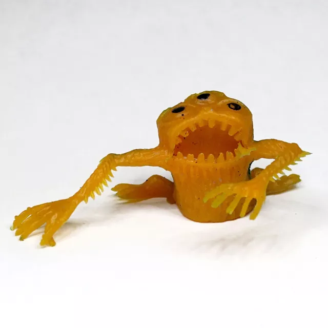Rubber Uglies Orange & Green Jiggler Monster Vintage Topps Dan Brenda Steve Adam