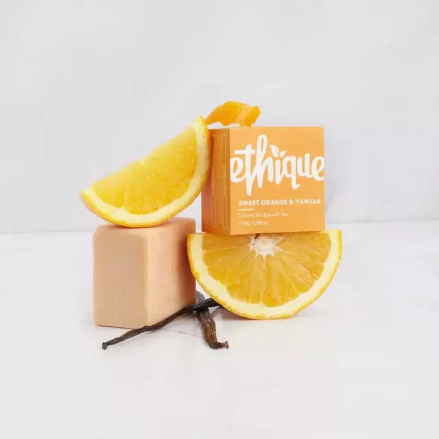 Sweet Orange & Vanilla Solid Creme Bodywash Bar - 110g - Ethique