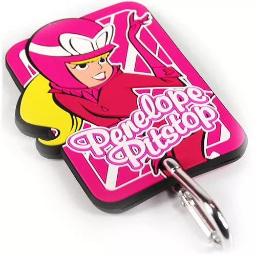 RETRO COOL LUGGAGE TAG - Wacky Races - fob strap - PENELOPE PITSTOP merchandise