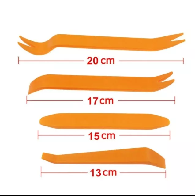 5tlg Tür Clip Trenngabel Innenverkleidung Demontagewerkzeug Auto KFZ Panel Radio 3