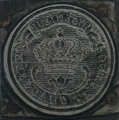 D5848 Unique Matrice Louis XVI Postes Royales Trois Lys Couronnés SUP 72/128 