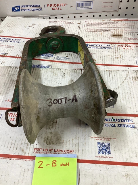 Greenlee 650 651 6" Hook Sheave Pulley Cable Puller Tugger - 6 inch #3007-A