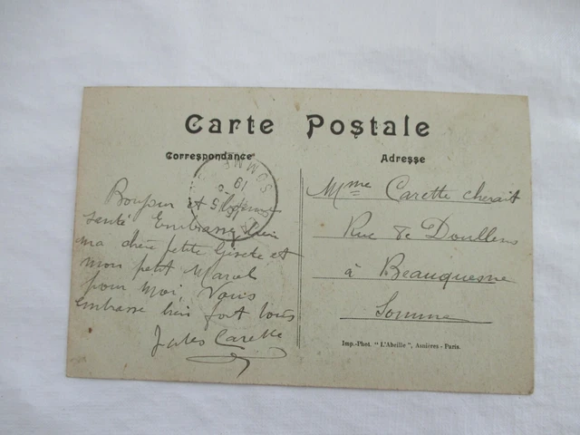 Cpa Argenteuil Bords De Seine Carte Postale Ev 1919 2