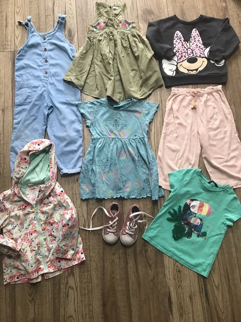 girls clothes bundle 3-4 years next Zara HM converse George Etc