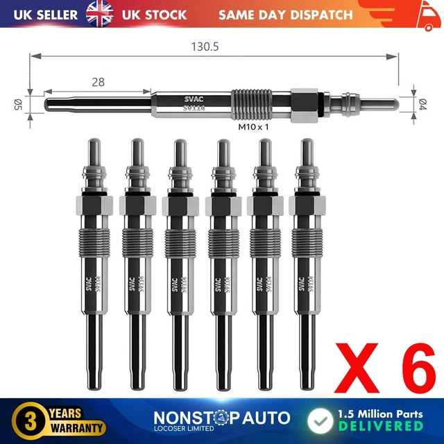 Lot De 4 Bougies De Préchauffage Pour AUDI A3 8P / A4 B7 / A6 C6 2.0 TDI - Neuf