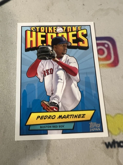 2024 TOPPS JAPAN Pedro Martinez Strike Zone Heroes #SZH-21 Red Sox