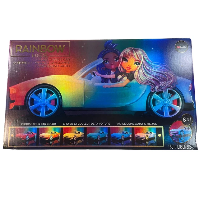 RAINBOW HIGH COLOR Change Car With 8 Different Color Options £33.16