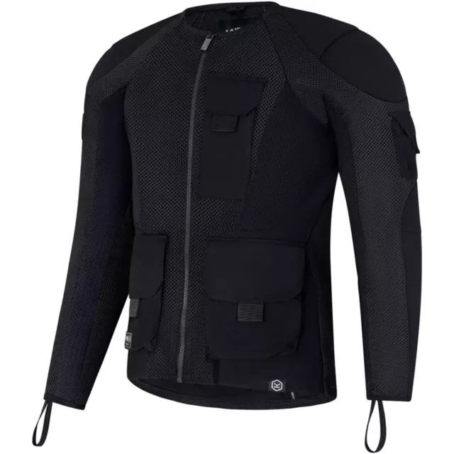 Herren Motorrad Protektor Jacke XL - Knox Urbane Pro Utility MK3 - schwarz