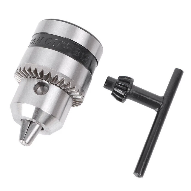 1.5-10mm Impact Drill Bit Chuck SDS Adaptor Key Tool HSS 3/8-24UNF B12 Tool