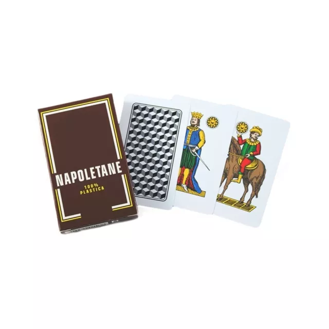 Carte Napoletane Plastificate Mazzo da 40 Carte Scopa Briscola Scopone –  Zamika Store